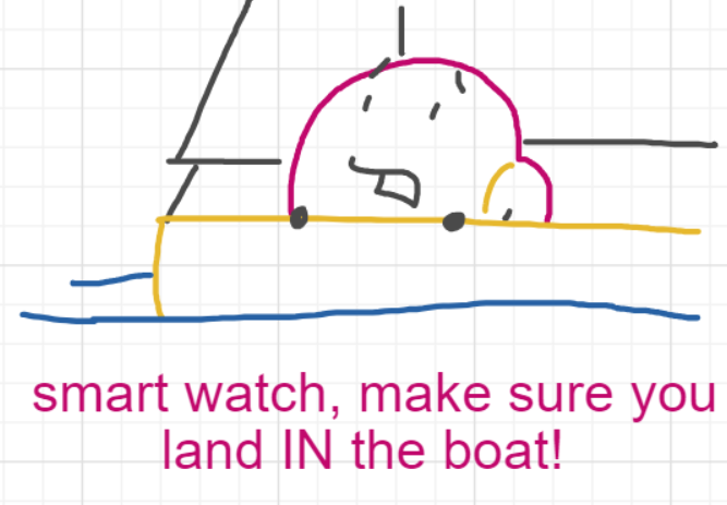 A panel from Ready Oar Knot, episode three of the Board Boards object show by Furretwalk/WalkingFurret.